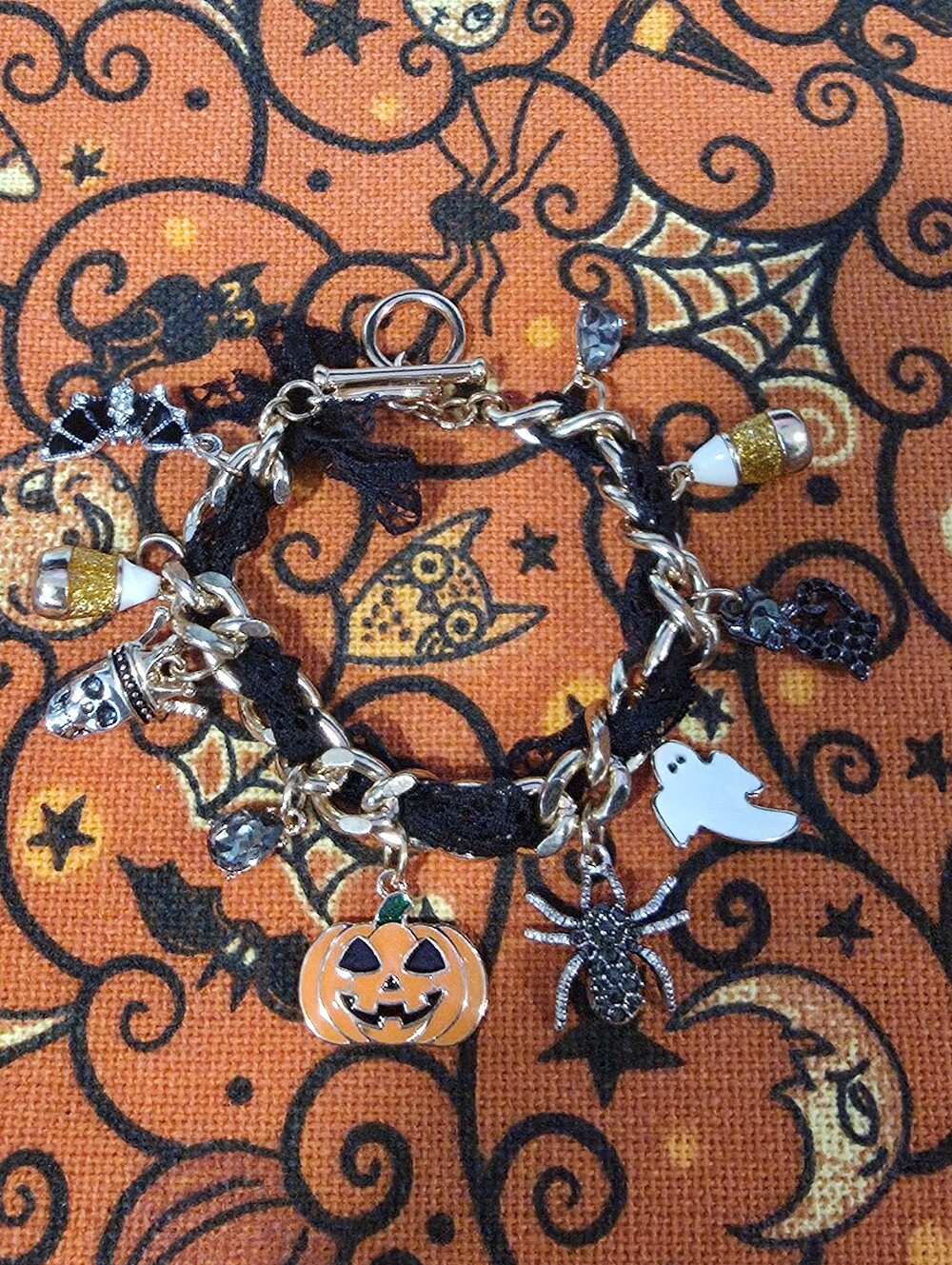 Betsey Johnson Halloween Charm Bracelet